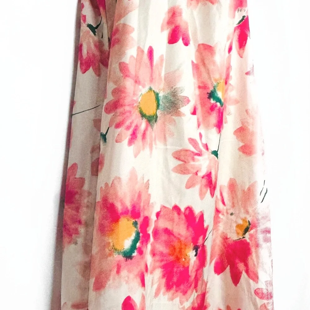 Pink and White Floral Dress - Picture 6 of 9